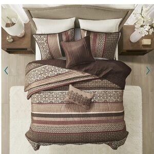 Madison Park Dartmouth 5pc Quilt Set